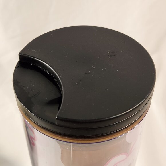 Starbucks Travel Tumbler Pink White Flower Twist Lid Tall Mug Cup 16 oz FastShip - Picture 5 of 13